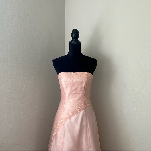 Y2K Pink Beaded Gown - Picture 5 of 16